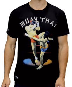 TSHIRT - Punch® THAI KNEE - BLACK