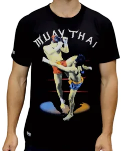 TSHIRT - Punch® THAI KNEE - BLACK x2