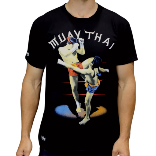 TSHIRT - Punch® THAI KNEE - BLACK