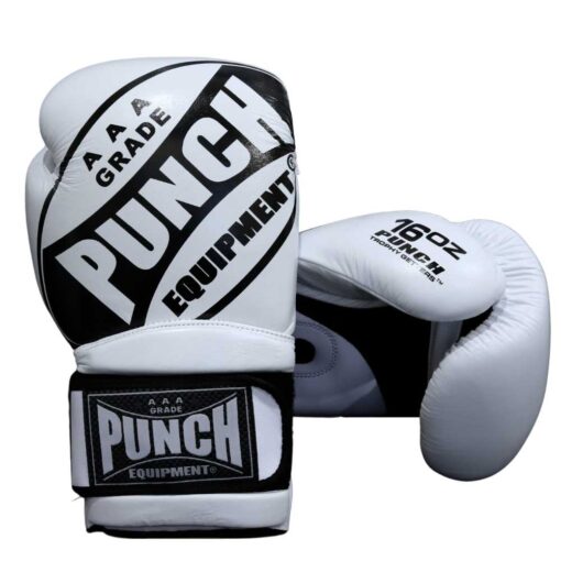 BOXING GLOVES - XL HAND FIT - 16oz - WHITE - Image 3