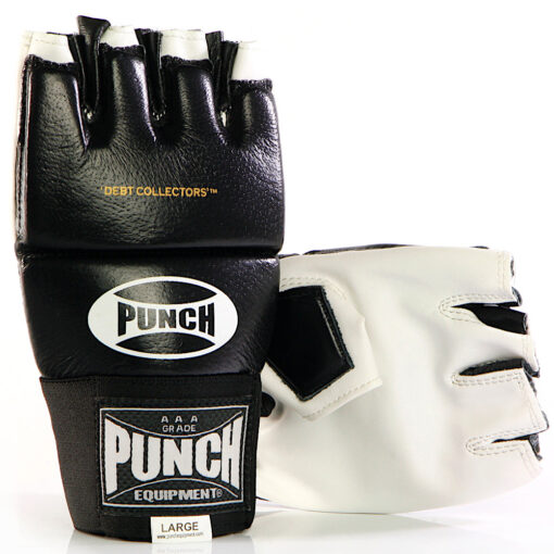 MMA GLOVES - Debt Collectors® - BLACK/WHITE