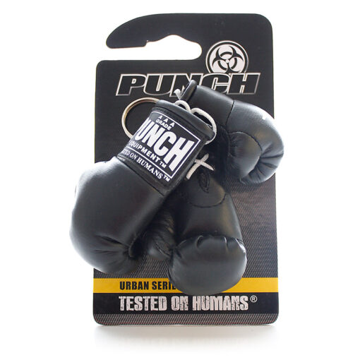 BOXING GLOVES - Mini + KEY RING PACK - BLACK