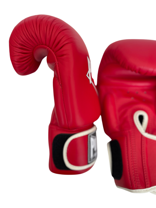 BOXING GLOVES - Siam™ - LEATHER - RED - 16OZ - Image 4