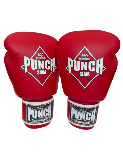 BOXING GLOVES - Siam™ - LEATHER - RED - 16OZ - Image 8