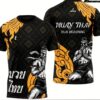 TSHIRT - Punch® QUICK DRY - BLACK/ YELLOW — Buy Online Australia | Ringside Sports