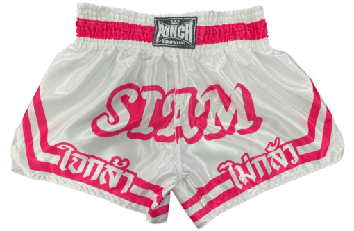 THAI SHORTS - Siam™ - WHITE/PINK