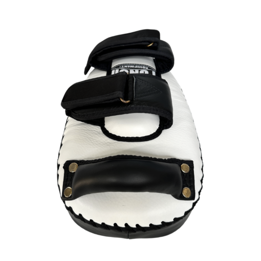 THAI PAD - Siam™ - LEATHER - CURVED - DOUBLE STRAP - WHITE - Image 2