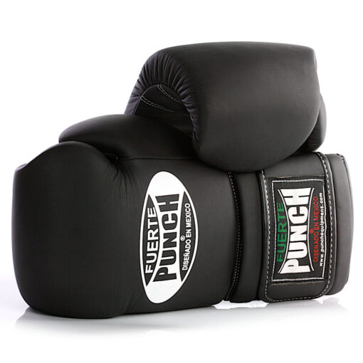 BOXING GLOVES - Mexican™ ELITE - MATT BLACK - Image 4