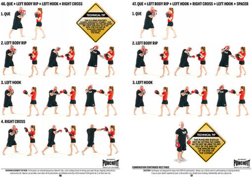 PRINTED BOOK - Punchfit® 50 Combo Pad Work Boxing Book - Image 2