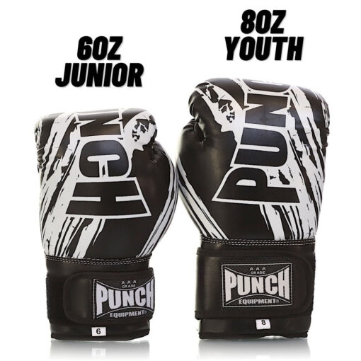 BOXING GLOVES - Youth (8-14yo) - 8oz - BLACK - Image 4