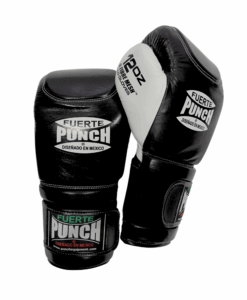 BAG GLOVES - Mexican Fuerte™ - FIBREMESH™ - BLACK/WHITE - OSO — Buy Online Australia | Ringside Sports