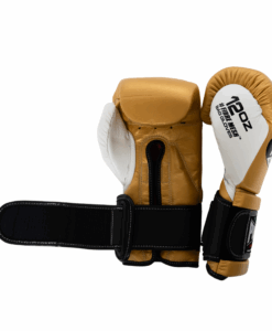 BAG GLOVES - Mexican Fuerte™ - FIBREMESH™ - GOLD/WHITE - OSO — Buy Online Australia | Ringside Sports