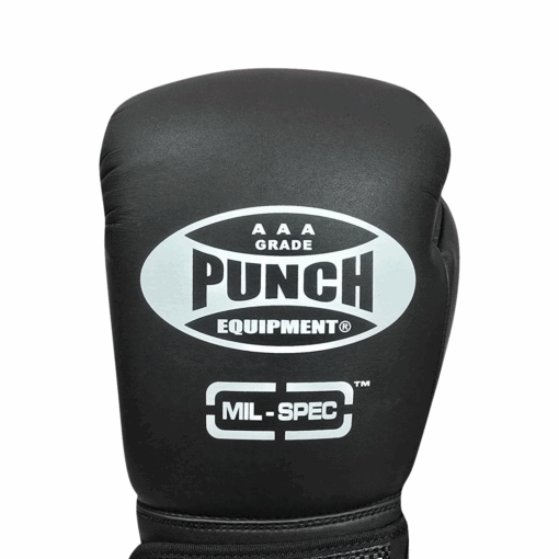 BOXING GLOVES - Trophy Getters® MIL SPEC® - MATT BLACK - Image 4