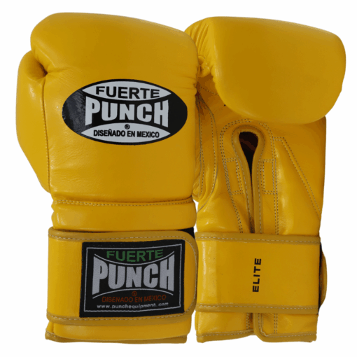 BOXING GLOVES - Mexican™ ELITE - 16oz - YELLOW - Image 4