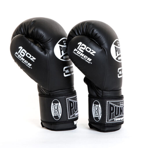 BOXING GLOVES - Trophy Getters® MIL SPEC® - MATT BLACK - Image 8