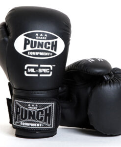 BOXING GLOVES - Trophy Getters® MIL SPEC™ - MATT BLACK (Carton of 6)