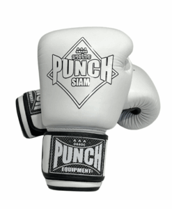 BOXING GLOVES - Siam™ - LEATHER - WHITE - 12OZ — Buy Online Australia | Ringside Sports