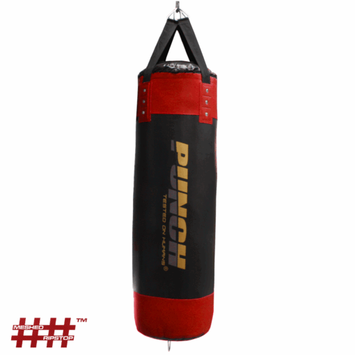 BOXING BAG - Urban™ - STRAPS - 4FT BLK/ RED - Image 3