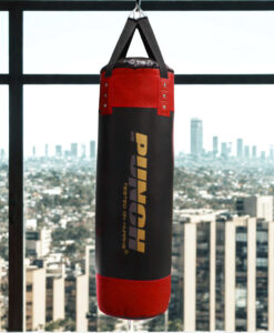 BOXING BAG - Urban™ - STRAPS - 4FT BLK/ RED