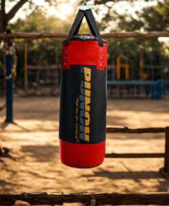 BOXING BAG - Urban™ - STRAPS - 3FT BLK/ RED