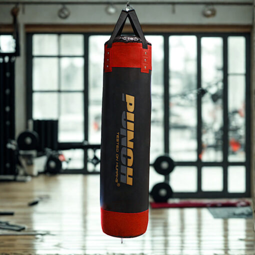 BOXING BAG - Urban™ - STRAPS - 5FT BLK/RED