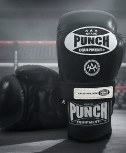 BOXING GLOVES - Trophy Getters® - LACE & LOCK - BLACK