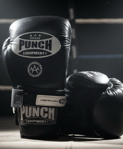 BOXING GLOVES - Trophy Getters® - LACE & LOCK - BLACK