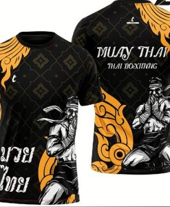 TSHIRT - Punch® QUICK DRY - BLACK/ YELLOW x2