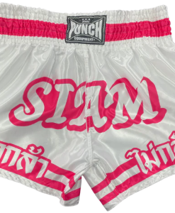 THAI SHORTS - Siam™ - WHITE/PINK x2